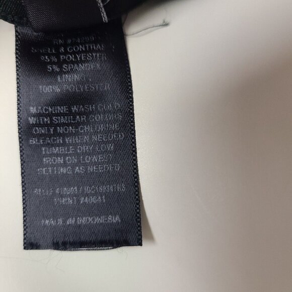 Enfocus Studio Dress Womens Size 4 Blue White Geometric Short Sleeve Drawstring - Picture 7 of 7